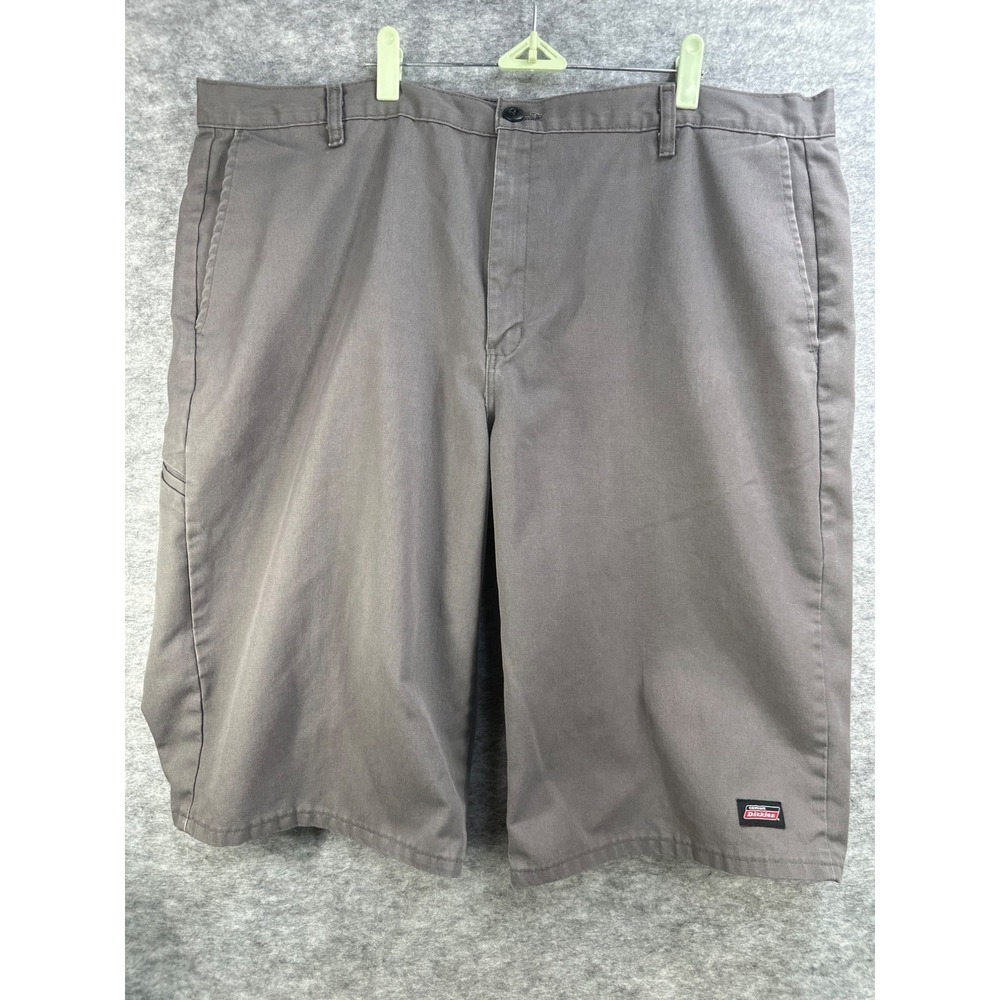 Dickies Mens Gray Cargo Shorts Size 44 Cotton Polyester‎ Blend Made In Honduras
